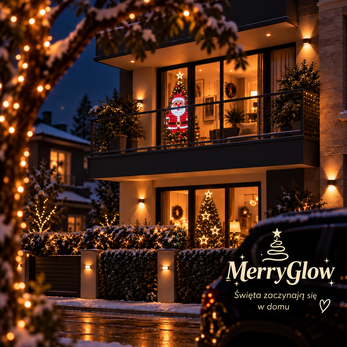 MerryGlow — Świąteczne lampki choinkowe LED